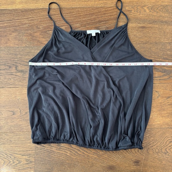 Anthropologie Eri + Ali Wrap Draped Spaghetti Strap Blouse - Picture 8 of 9